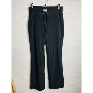 Athleta Pants Womens 4 Black Windpants Loose Performance Flex Outdoors